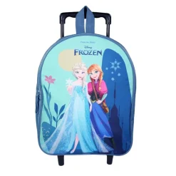 Sac maternelle à roulettes La Reine des neiges - 1 compartiment - vert - Bagtrotter