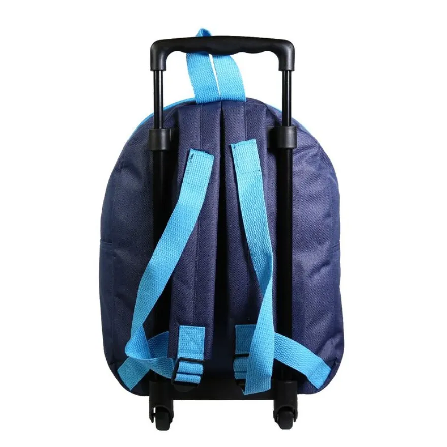 Sac maternelle à roulettes Mickey - 1 compartiment - bleu - Bagtrotter
