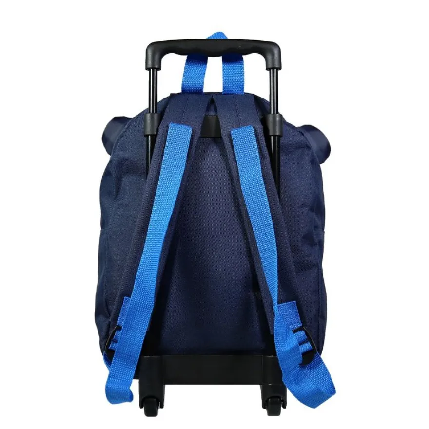 Sac maternelle à roulettes Kids - 1 compartiment - bleu - Bagtrotter