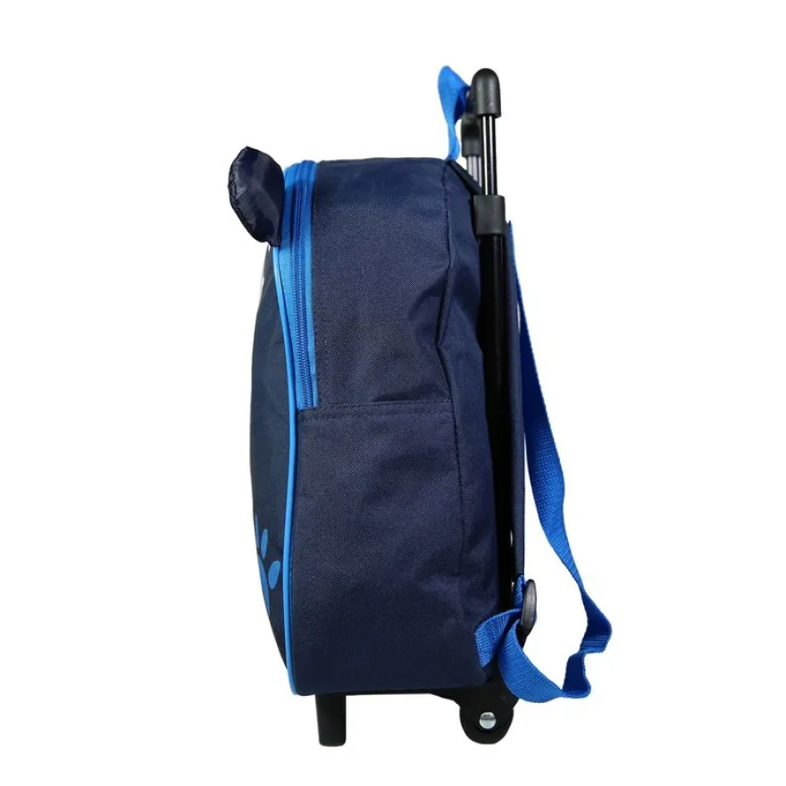 Sac maternelle à roulettes Kids - 1 compartiment - bleu - Bagtrotter