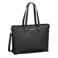 Saint-Martin - Sac cabas pour ordinateur noir Alba _ 1 compartiment - 15,6" - Viquel