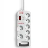 SALICRU SPS SAFE 7 - Multiprise avec interrupteur 7 prises - 1,8m