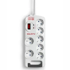 SALICRU SPS SAFE 7 - Multiprise avec interrupteur 7 prises - 1,8m