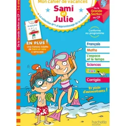 Sami et Julie - De la Grande Section au CP - Cahier de vacances