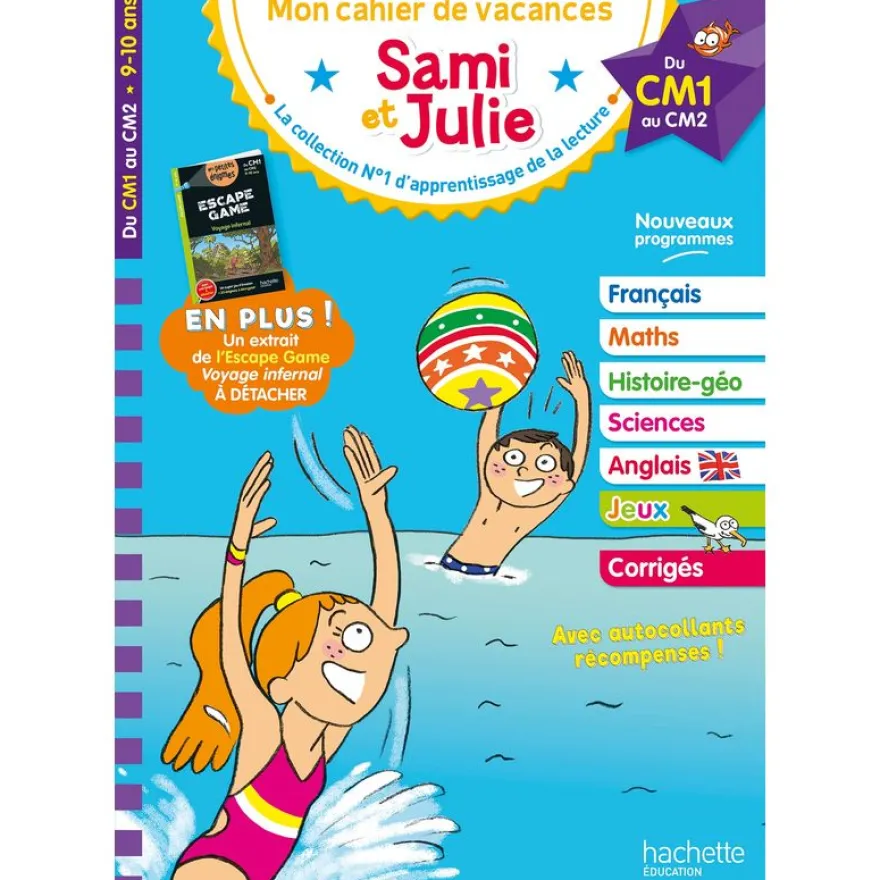 Sami et Julie - Du CM1 au CM2 - Cahier de vacances