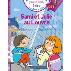 Sami et Julie au Louvre - J'apprends à lire avec Sami et Julie - CE1 - par Bonté Thérèse, Massonaud Emmanuelle - livre