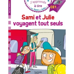 Sami et Julie voyagent tout seuls - J'apprends à lire avec Sami et Julie - CE1 - par Bonté Therese, Massonaud Emmanuelle - livre d'images