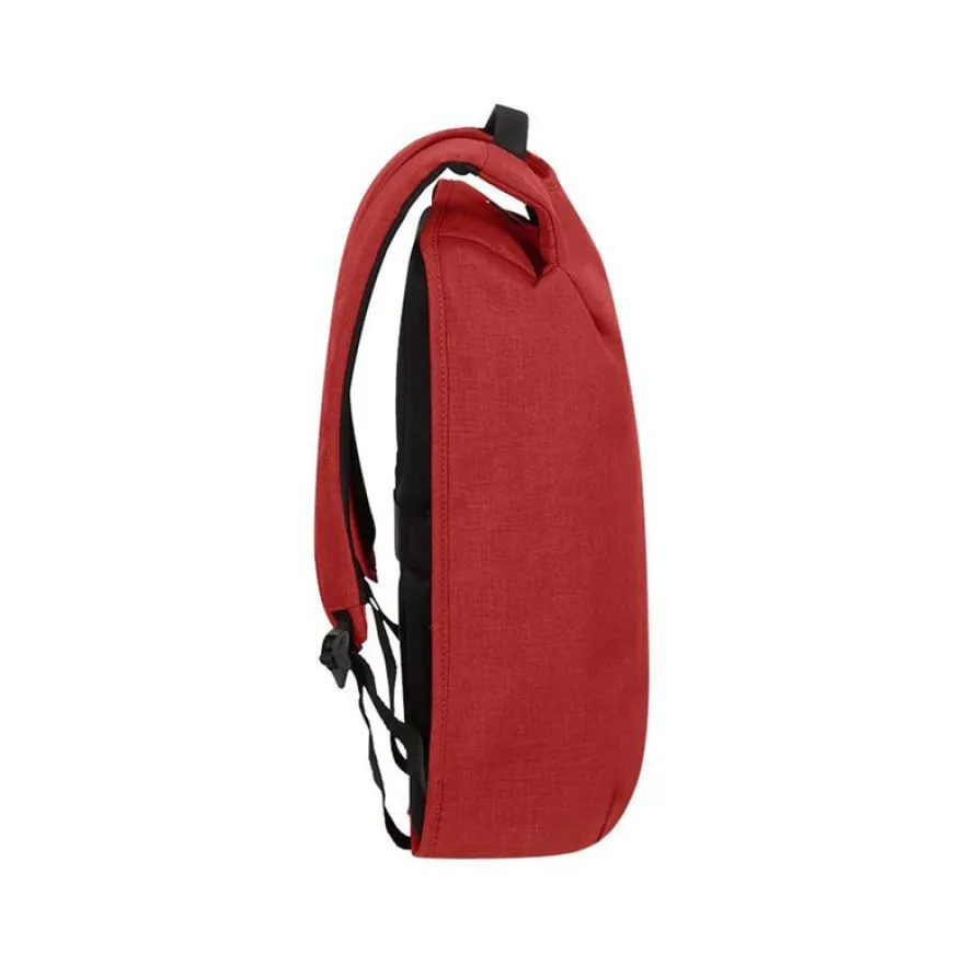 Samsonite Securipak - Sac à dos antivol pour ordinateur portable 15,6" - rouge