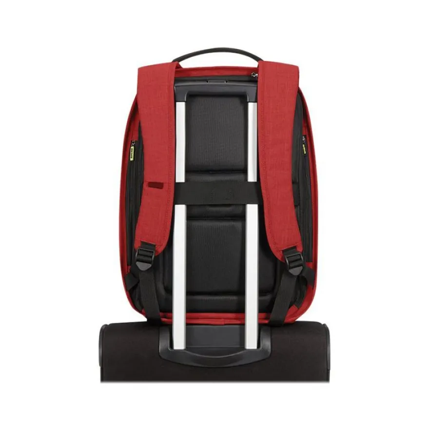 Samsonite Securipak - Sac à dos antivol pour ordinateur portable 15,6" - rouge