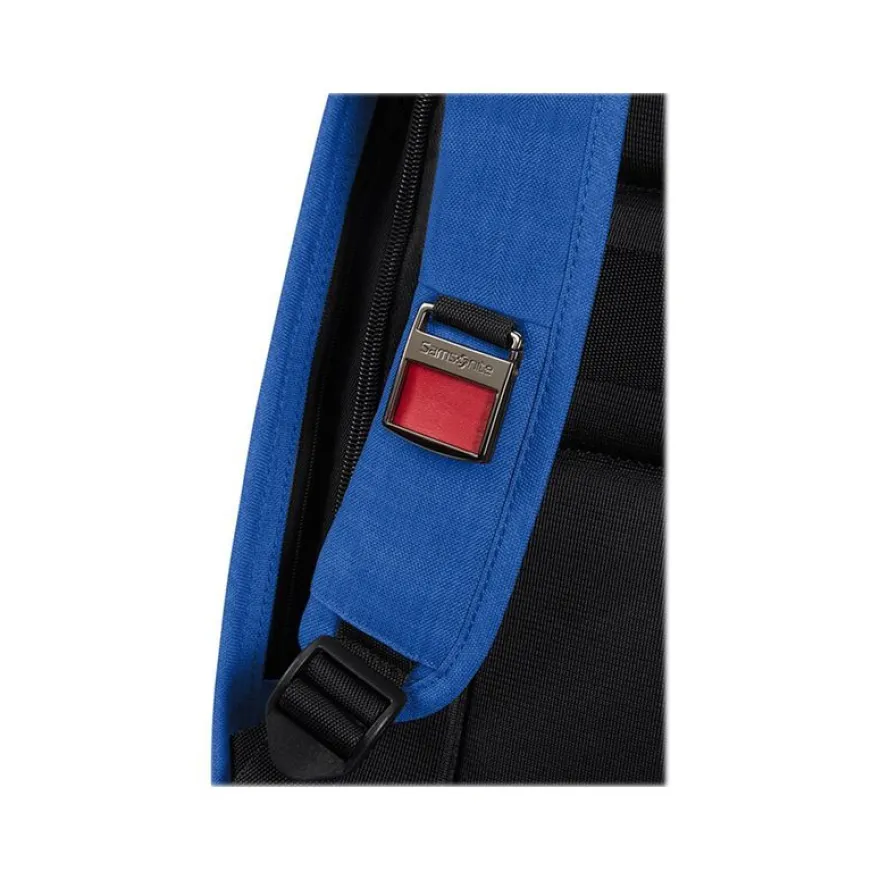 Samsonite Securipak - Sac à dos antivol pour ordinateur portable 15,6" - bleu