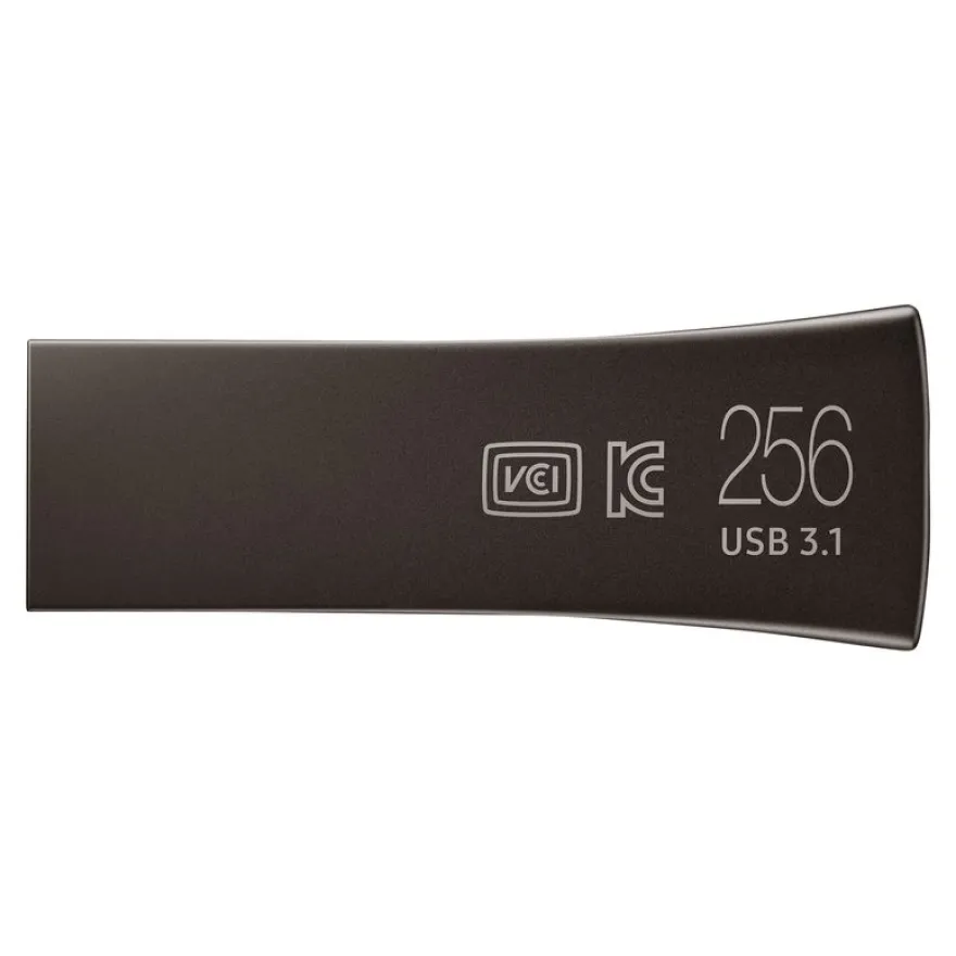 Samsung BAR Plus MUF-256BE4 - Clé USB 256 Go - USB 3.1 Gen 1 - gris