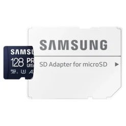 Samsung PRO Ultimate MB-MY128SA - Carte micro SDXC- 128 Go - bleu