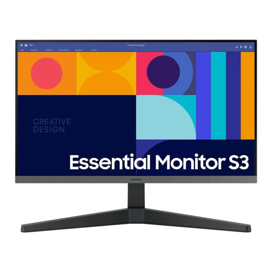 Samsung S24C332GAU - Ecran LED 24" - 1920 x 1080 Full HD (1080p) - HDMI, DisplayPort - noir