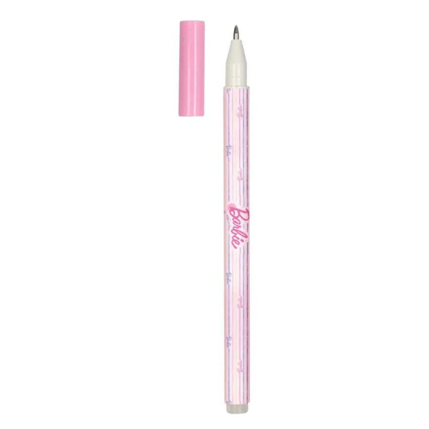 Schoolset bloc-notes/règle/gomme/surligneur Barbie