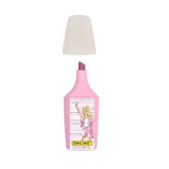 Schoolset bloc-notes/règle/gomme/surligneur Barbie