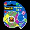 Scotch - Dévidoir adhésif Kids Invisible - 19 mm x 15 m - blister