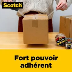 Scotch Box Lock - Ruban adhésif d'emballage - 48 mm x 50 m - transparent