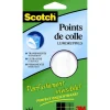 Scotch Invisible dots - Pastilles adhésives : pack de 64 pastilles