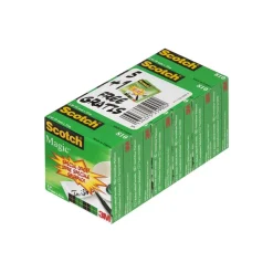 Scotch Magic - Pack de 6 - Rubans adhésifs (5+1 gratuits) - invisible