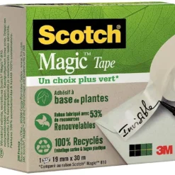 Scotch Magic Green - Ruban adhésif - 19mm x 30 m - invisible