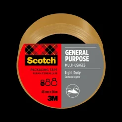 Scotch Strong - Ruban adhésif d'emballage - 48 mm x 66 m - havane