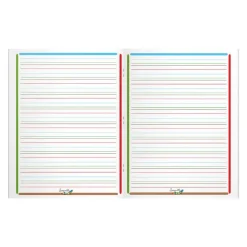 Serpodile - Cahier de notes - reliure cousue - 170 x 220 mm - 24 feuilles / 48 pages - ligné