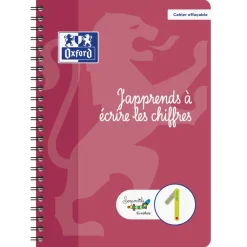 Serpodile - Cahier d' apprentissage des chiffres - format A5 (148x210) - 44 pages