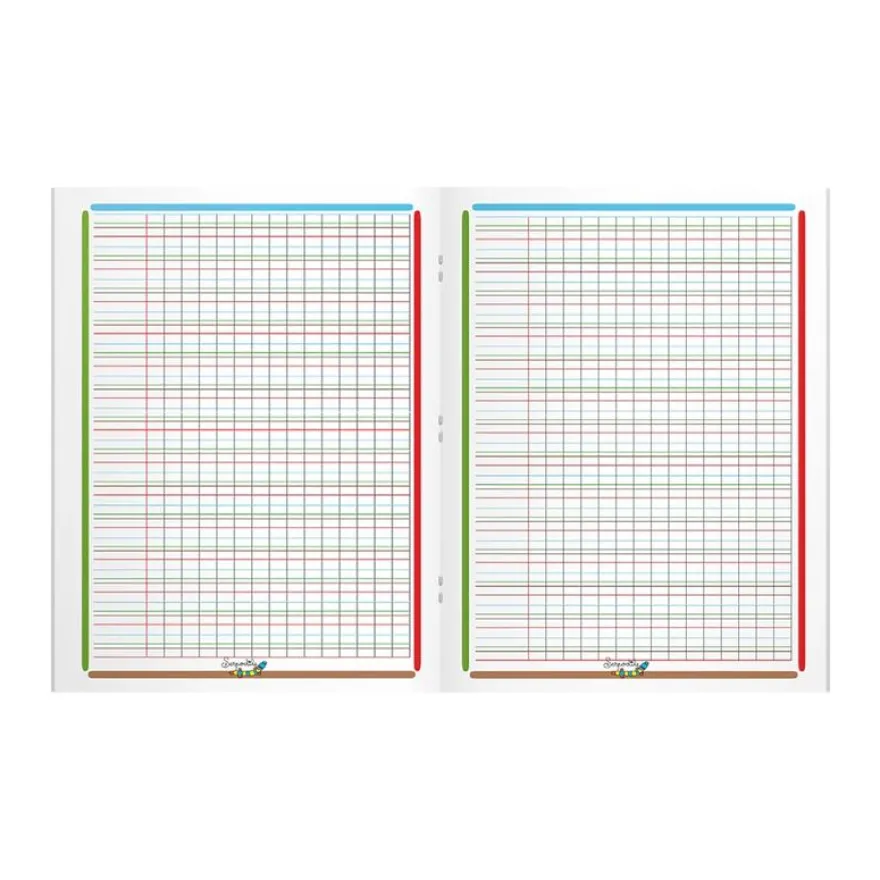Serpodile - Cahier Dys - 17 x 22 cm - 48 pages - ligné 2 mm
