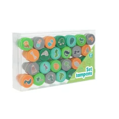 Set 26 tampons pré-encrés - Dinosaures
