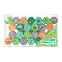 Set 26 tampons pré-encrés - Dinosaures