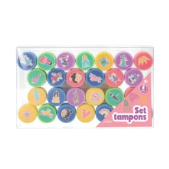 Set 26 tampons pré-encrés - Princesses