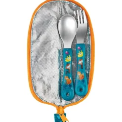 Set de 2 couverts MINIZ pour enfants – Design Jungle Fever – Pratiques et ludiques