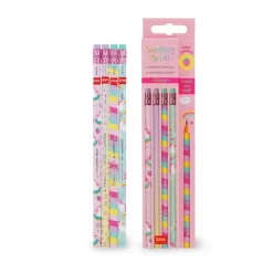 Set de 4 crayons à papier hb parfumés unicorn