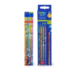 Set de 4 crayons à papier hb parfumés space