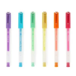 Set de 6 Legami - Stylos à encre gel pastel