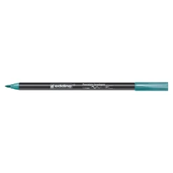 Set de 6 pinceaux pour porcelaine Edding 4200 – Couleurs froides - pointe pinceau 1-4 mm - encre pigmentée résistante à la chaleur et au lave-vaisselle