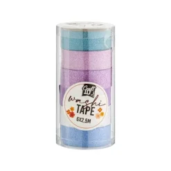 Set de 6 rouleaux de Washi tape - 2,5M