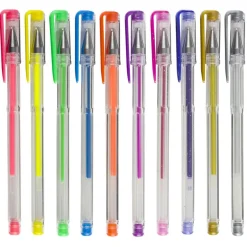 Set de 10 stylos gel