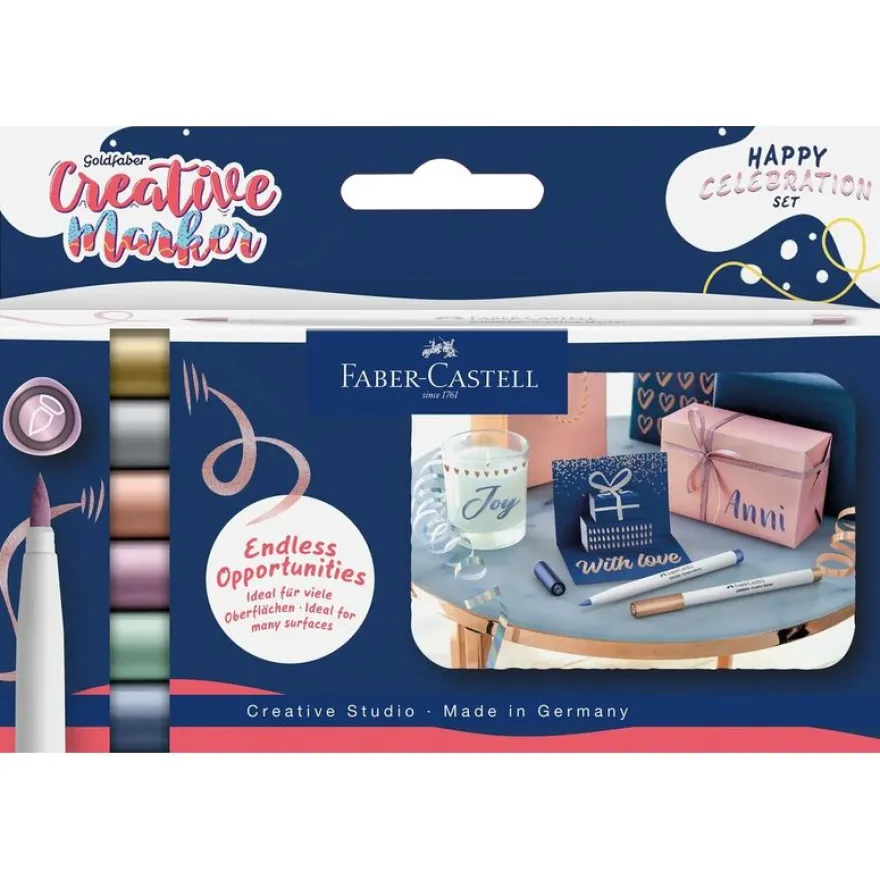 Set Gofa Creative Marker B x 6, Happy Celebration