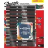 Sharpie – 12 Marqueurs Créatifs Pointe Ogive – Couleurs Chaudes Assorties