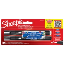 Sharpie Creative Marker - Stylos de peinture acrylique 2 unités - Noir et blanc