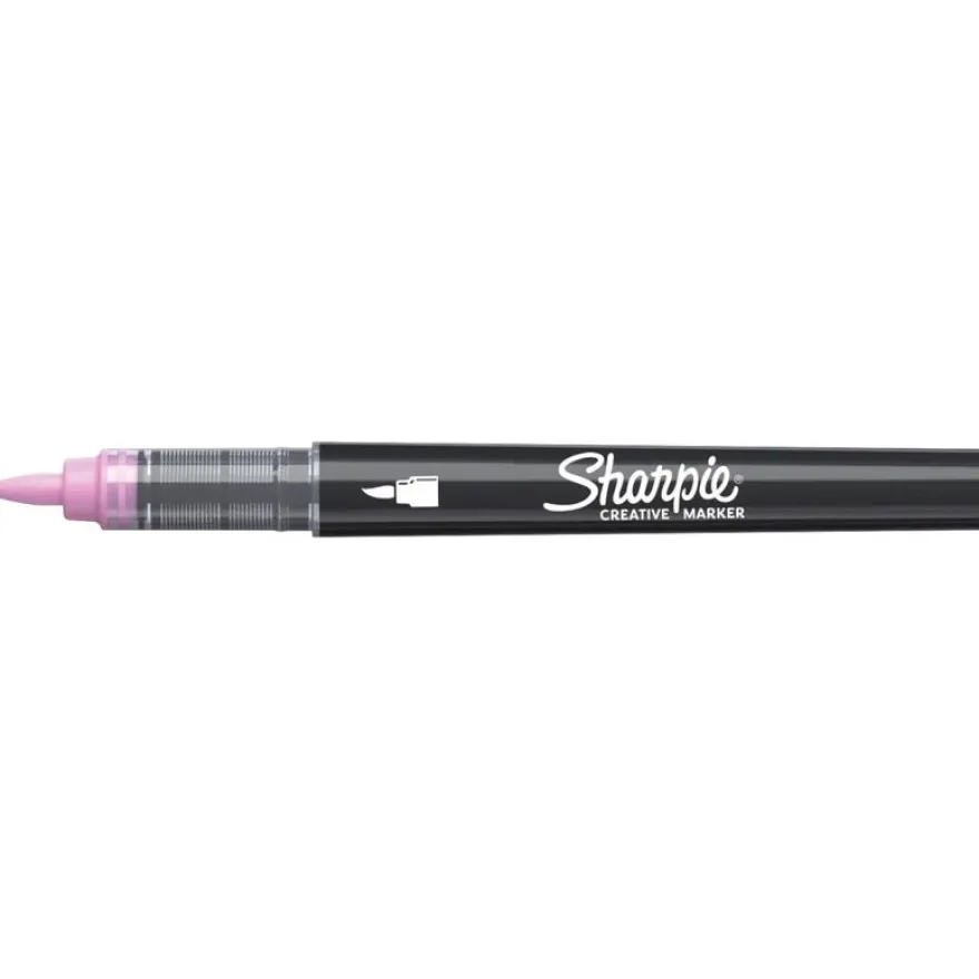 SHARPIE CREATIVE MARKERS feutres acrylique - Pointe pinceau - Rose