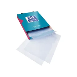 SHINE - 100 Pochettes coin - A4 - pour 25 feuilles - 12/100 - transparent