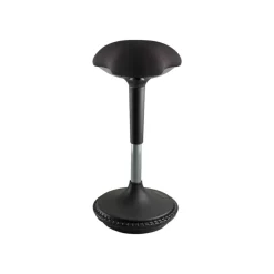 Siege technique MOOVE - tabouret assis-debout ergonomique - hauteur réglable jusqu'à 89 cm - noir