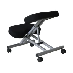 Siège technique ERGOMETAL - tabouret assis-genoux - hauteur réglable par vis jusqu'à 72 cm - noir