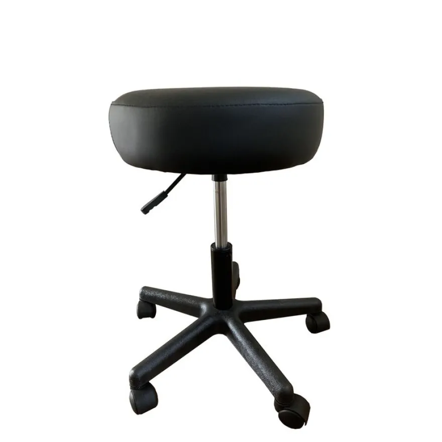 Siège technique GUALI - tabouret assis-debout - hauteur réglable jusqu'à 57 cm - noir
