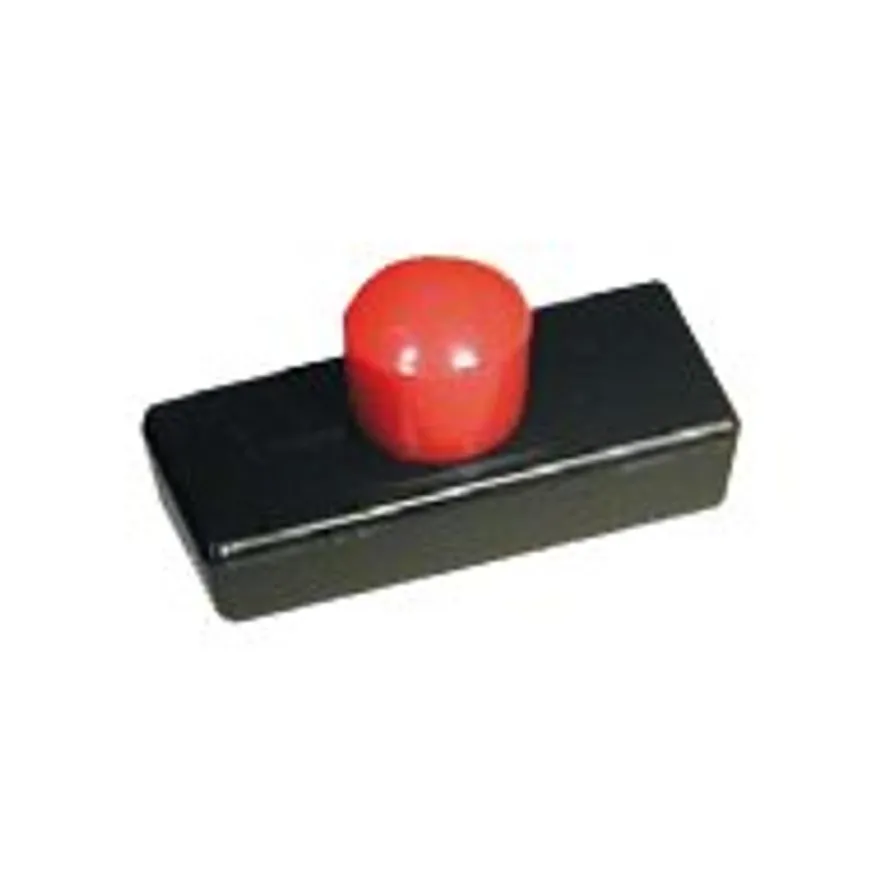 Sign - 5 Aimants bouton - 1.1 x 2.7 cm - rouge