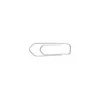 Sign - 100 Trombones attache-lettres - 32 mm - métal nickelé