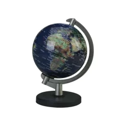 Sign - Globe lumineux - 13 cm - bleu - base en métal