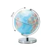 Sign - Globe lumineux tactile - 30 cm (diamètre) - bleu/base métallique